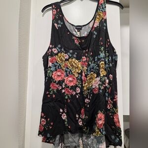 Torrid Black Floral Dress